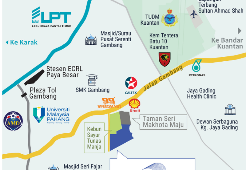 GAMBANG, KUANTAN TERES  1 TINGKAT