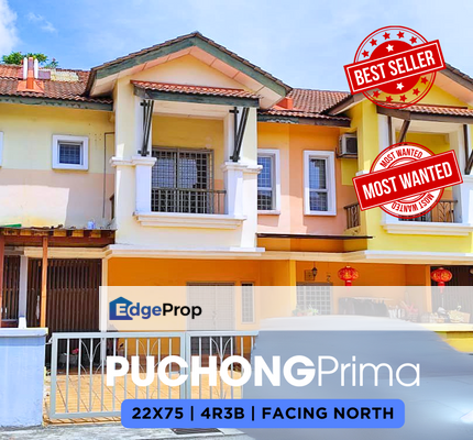 Taman Tasik Prima Puchong Facing North 2 Storey House at , Selangor, Puchong
