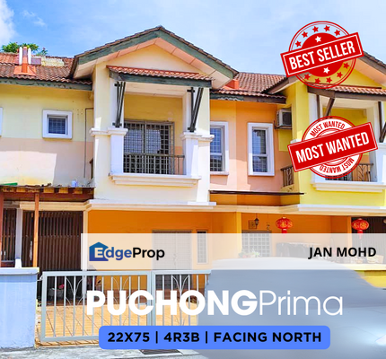 Taman Tasik Prima Puchong Facing North 2 Storey House at , Selangor, Puchong