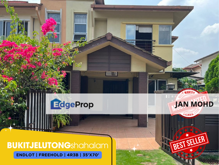Bukit Jelutong 2 Storey Endlot Arca  Shah Alam Freehold, Selangor, Bukit Jelutong