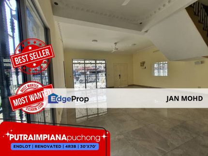 Taman Putra Impiana, Puchong Fully renovated Endlot Terrace @ , Selangor, Puchong