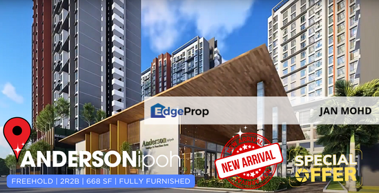 Fully Furnished Freehold Apartment Ipoh No Deposit, Perak, Ipoh