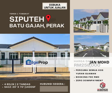 PROMOSI Teres Siputeh Batu Gajah,Perak, Perak, Kinta