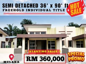 TAMAN SEBATU PERDANA MERLIMAU MELAKA SEMI D for Sale @RM360,000 By JAN ...