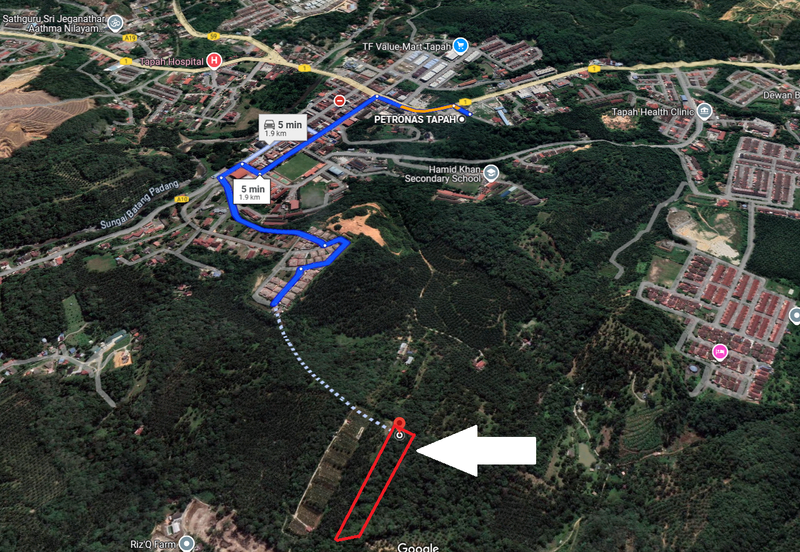 TANAH PERTANIAN TAPAH LAND PERAK FREEHOLD OPEN