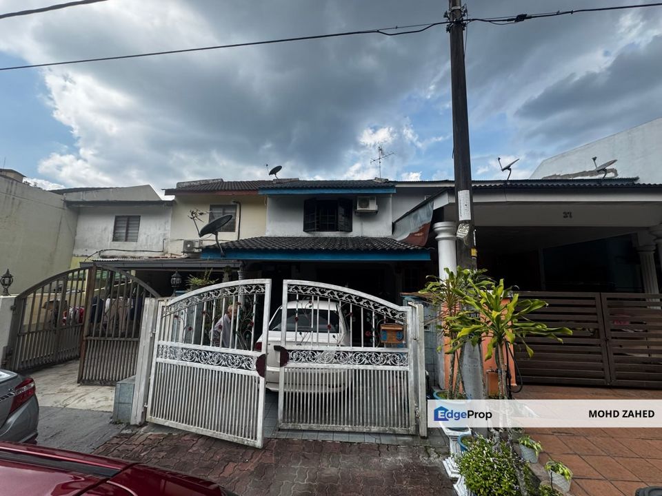 15x50 FACING OPEN Taman Usaha Jaya Kepong double storey for sale untuk dijual, Selangor, Kepong