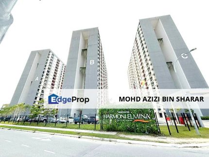 Strata Ready! Fully Furnished! Pangsapuri Harmoni Elmina 1, Elmina, Shah Alam, Selangor, Shah Alam
