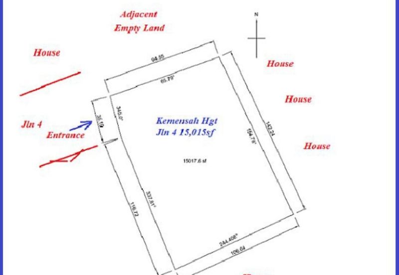 Cheapest! - Bungalow Lot at Kemensah Heights, Ampang