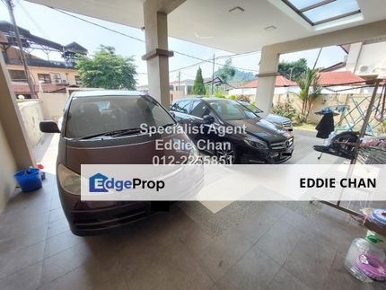 End-Lot, Fully-Renovated, Spacious Land, Built-Up, and Car Porch, Kuala Lumpur, Taman Melawati