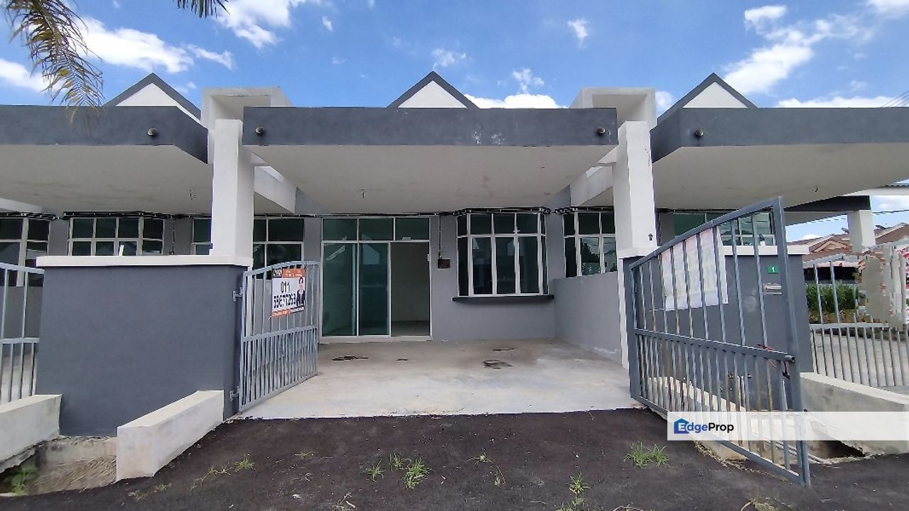 Tambun Newly Never Occupied Single Storey Terrace House For Sale, Perak, Kinta