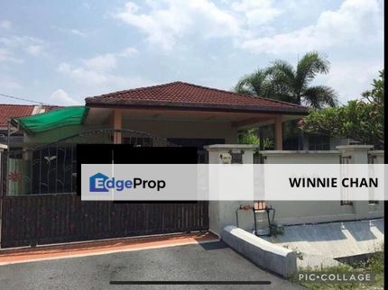 Canning Garden Freehold Single Storey Semi D with extra small garden, Perak, Ipoh