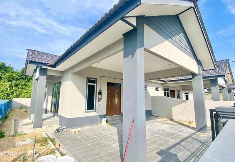 Rumah SemiD Baru Siap, Kg Pulau Serai, Dungun