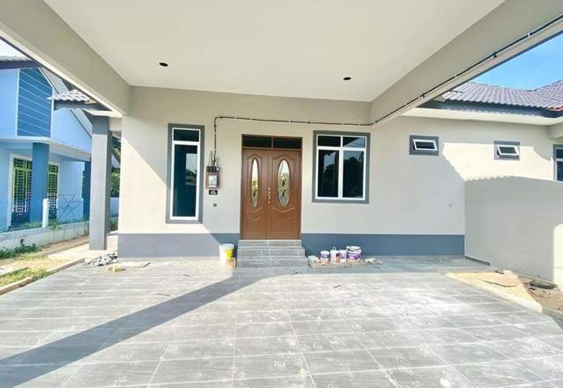 Rumah SemiD Baru Siap, Kg Pulau Serai, Dungun
