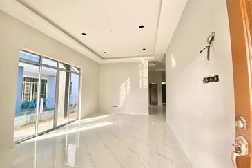 Rumah SemiD Baru Siap, Kg Pulau Serai, Dungun