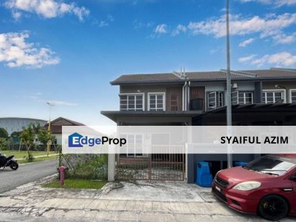 [ END LOT ][ BASIC UNIT ] Double Storey Terraced House Taman Aqili Bukit Naga, Selangor, Shah Alam