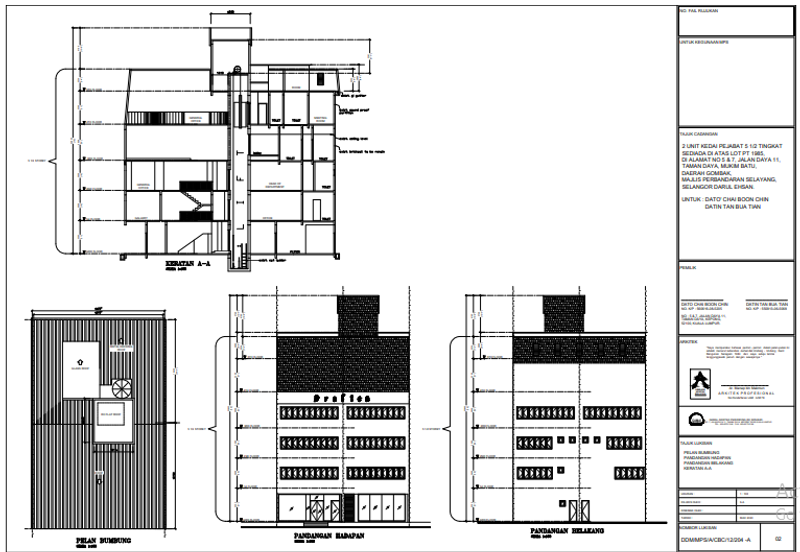 Taman Daya , Selayang @ Kepong, 5.5 Storey 2 ajoiningShop For Rent