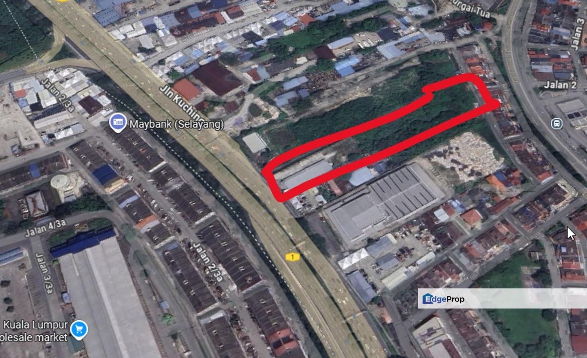 Selayang Baru , Jalan Kuching @ Batu Caves   Commerial land facing main road, Kuala Lumpur, Jalan Kuching