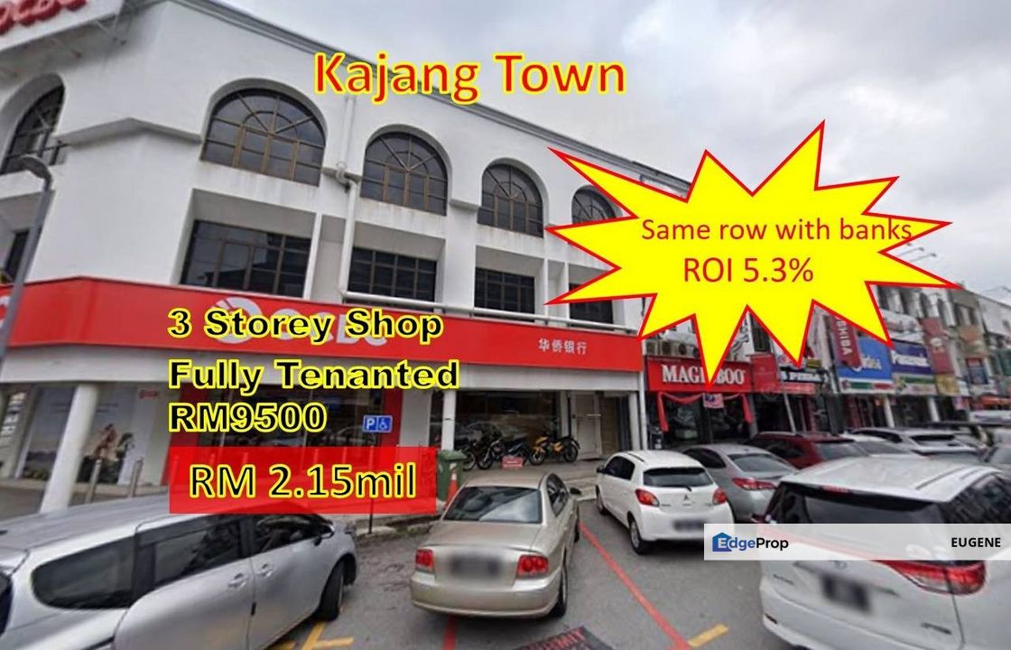 (3storey Shop Prime Location) Kajang @ Jalan Semenyih For Sale, Selangor, Kajang