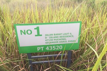 D' Island, Puchong @ Puchong South, Bungalow Land For Sale