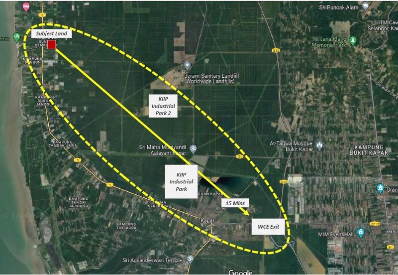 Jeram, Jalan Kapar @ Klang, Industrial Land For Rent