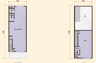 LBS Alam Perdana Central Hub @ Puncak Alam 2Sty Link Factory For Sale