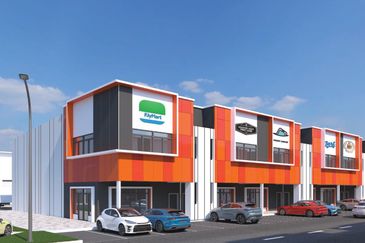 LBS Alam Perdana Central Hub @ Puncak Alam 2Sty Link Factory For Sale