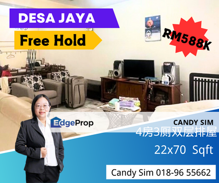 Desa Jaya 2storey-Freehold, Johor, Johor Bahru