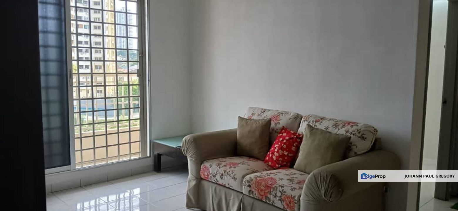 Newly painted unit at Tanjung Bungah Apartment for Sale and 3 mins walk to International school, Penang, Tanjung Bungah