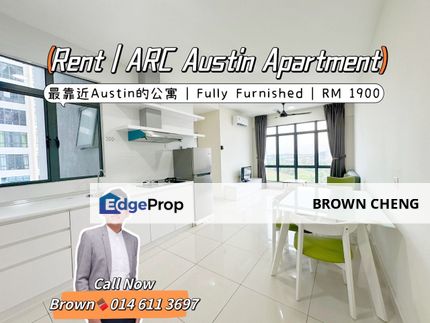 🔥 Arc Austin FULLY FURNISHED🔥 地点超方便‼️ 去Mount Austin / Daya 一带都可以💯💯💯, Johor, Johor Bahru