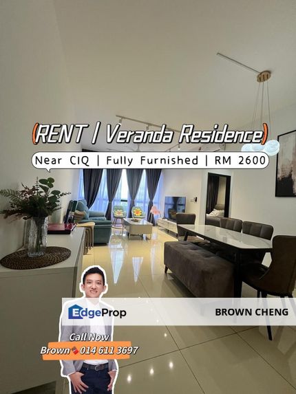 ☀️靠近CIQ的高级公寓🔥FULLY FURNISHED🔥☀️ ✅ got Shuttle Bus  📍Veranda Residence @ JB Town, Johor, Johor Bahru