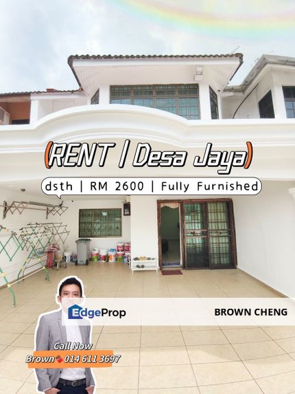 ☀️ Desa Jaya 一个地点方便的老街🔥 双层 全家具 FULLY FURNISHED🔥☀️, Johor, Johor Bahru