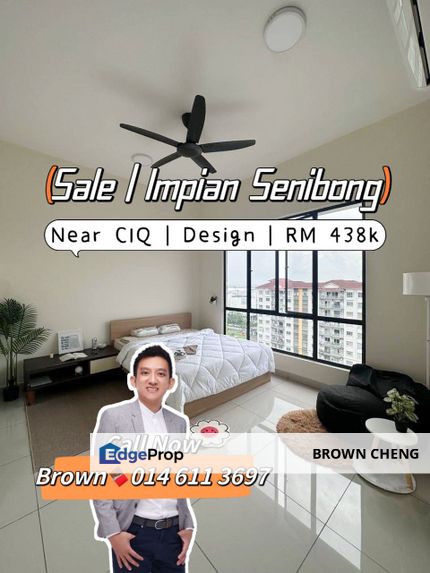 Near CIQ🤩Impian Senibong🤩🔥Permas Area 3 Rooms Apt🔥, Johor, Permas Jaya/Senibong
