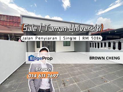 Taman Universiti Jalan Penyiaran Single Storey Taman Universiti Jalan Penyiaran Single Storey Taman Universiti Jalan Penyiaran Single Storey , Johor, Skudai