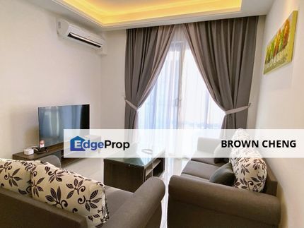 Near JB CIQ, R&F Princess Cove FULLY FURNISHED (502 sqft, 1 room, 1 bath) High floor With FULLY FURNISHED, Johor, Johor Bahru