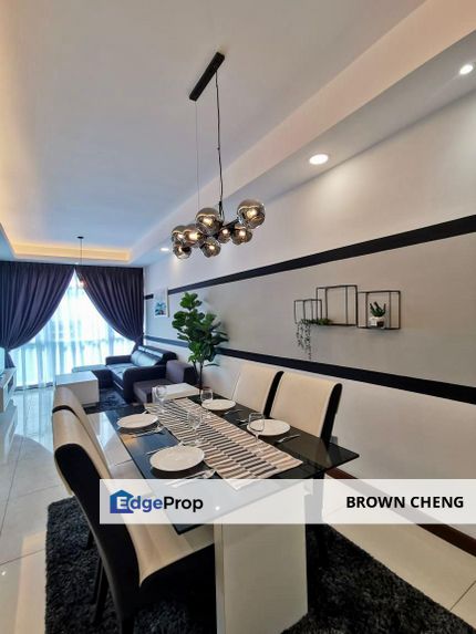 Paragon Residence FULLY FURNISHED (High floor, 2rooms 2 baths, 764sqft) Near JB Town CIQ, Johor, Johor Bahru