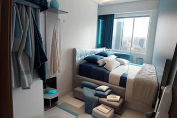 Strategik Lokasi,Mampu milik dan 10 min jalan kaki ke LRT station,Pangsapuri Lotus@Puchong