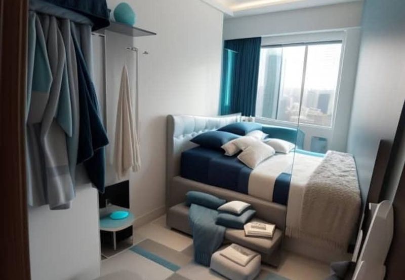 Strategik Lokasi,Mampu milik dan 10 min jalan kaki ke LRT station,Pangsapuri Lotus@Puchong