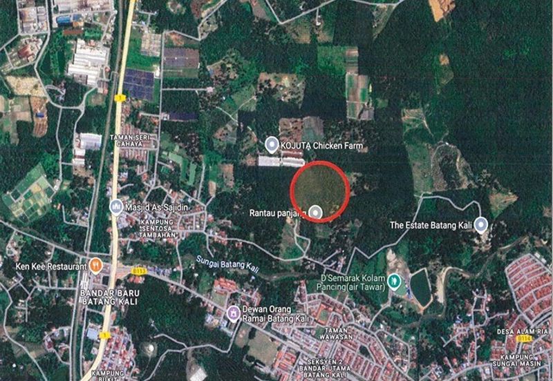 Agriculture land @ jalan Kampung Sentosa, Batang Kali, Ulu Selangor 1.8km away from batang Kali town.