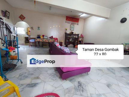 Taman Desa Gombak 2 Sty House 22 x 80 Facing South, Kuala Lumpur, Setapak