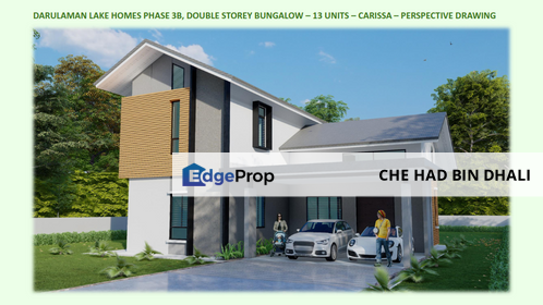 DARULAMAN LAKE HOME (CARISSA), Bandar Darulaman, Jitra Rumah Baru Pemaju Banglo 2 Tingkat Untuk Dijual, Kedah, Jitra