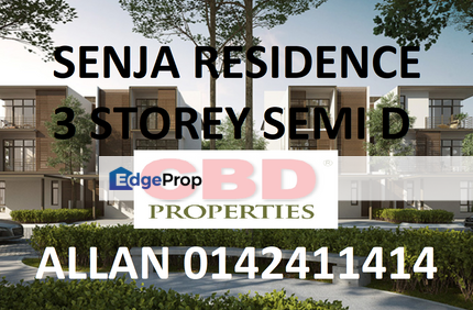 SENJA RESIDENCE 3 STOREY SEMI D FOR SALE (BUKIT GITA BAYU, THE MINES, SERI KEMBANGAN), Selangor, Seri Kembangan