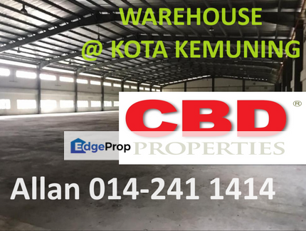 KOTA KEMUNING WAREHOUSE FOR SALE (SHAH ALAM), Selangor, Shah Alam