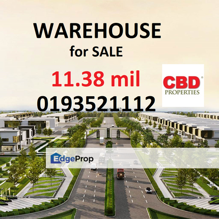 KLANG WAREHOUSE FOR SALE (MERU, KAPAR, SUNGAI PULOH KLANG), Selangor, Klang