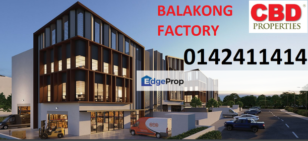 BALAKONG FACTORY FOR SALE (CHERAS SELATAN, SERI KEMBANGAN, KAJANG, SERDANG, BALAKONG), Selangor, Balakong