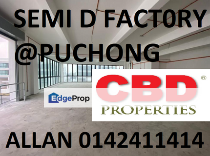 PUCHONG SEMI D FACTORY FOR SALE, Selangor, Puchong