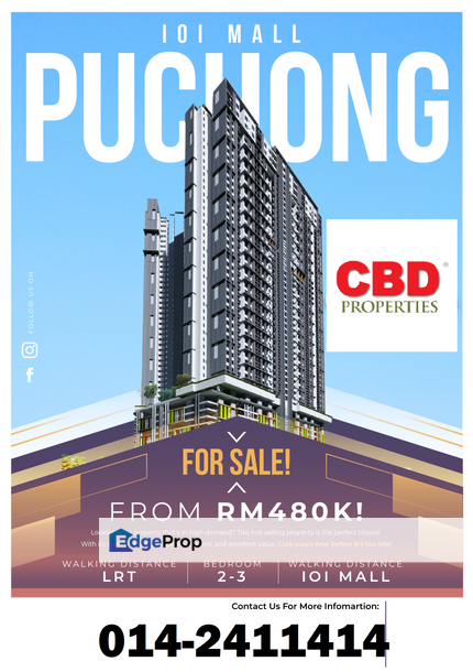 PUCHONG CONDO FOR SALE, Selangor, Puchong