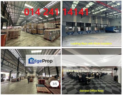 Shah Alam 3 Storey Warehouse/Factory For Rent, Selangor, Shah Alam