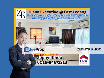 Ujana Executive Apartment East Ledang, Iskandar Puteri - Corner Unit For Rent, Johor, East Ledang