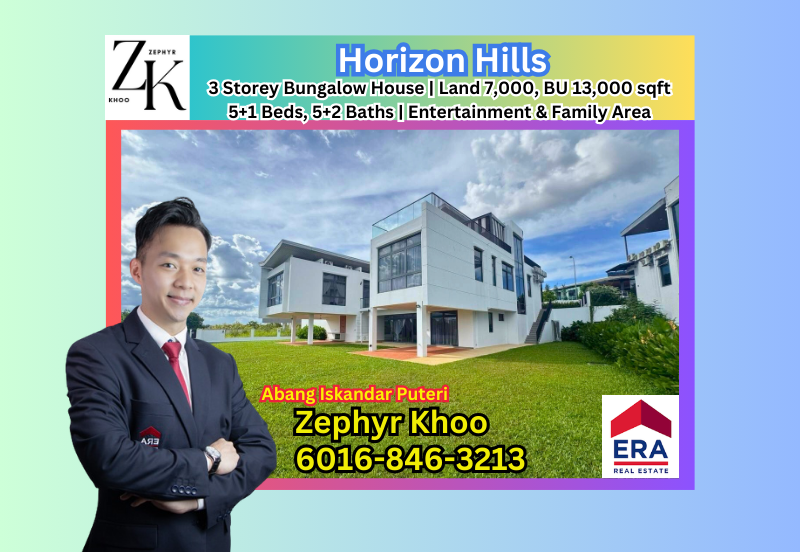 Horizon Hills 3 Storey Bungalow House For Rent