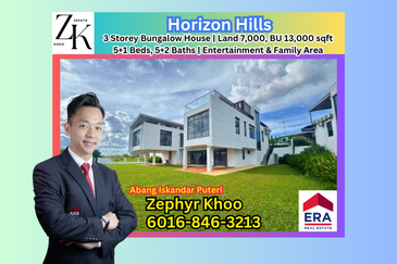 Horizon Hills 3 Storey Bungalow House For Rent